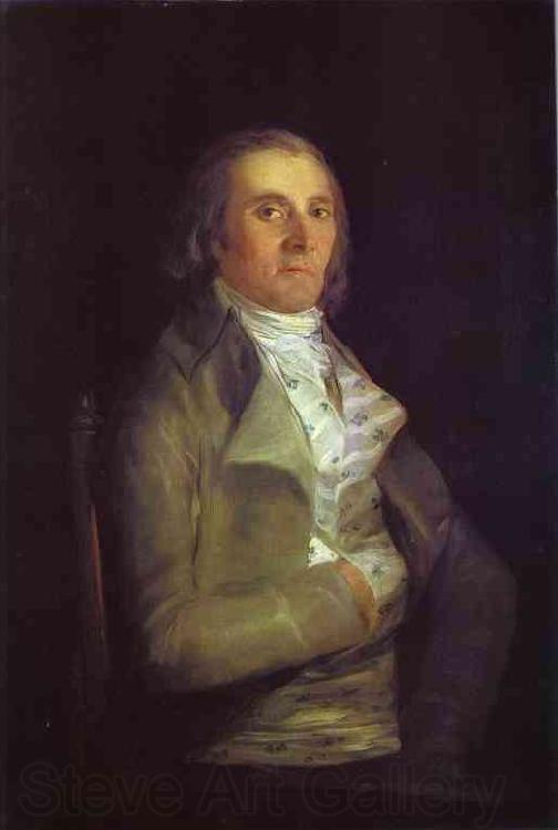 Francisco Jose de Goya Portrait of Andres del Peral Norge oil painting art